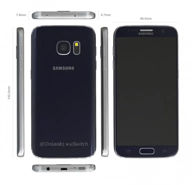 Así será el Samsung Galaxy S7