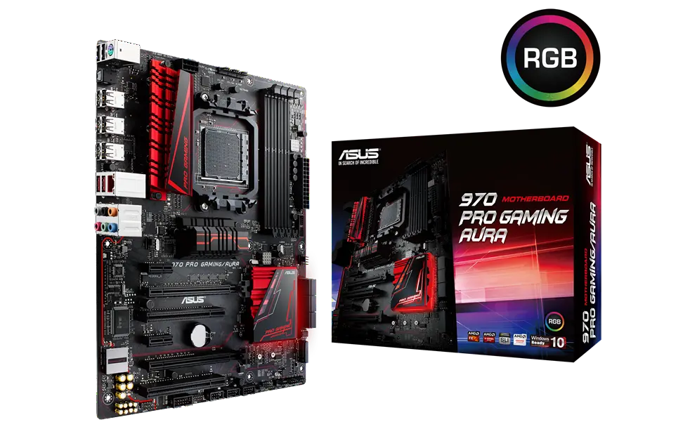 Motheboard ASUS 970 Pro Gaming/Aura de alto rendimiento para AMD