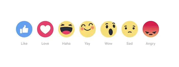 facebook reactions