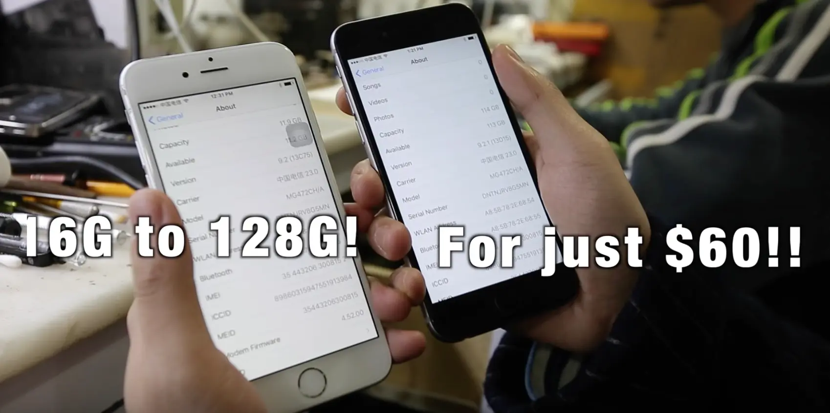 Video: Actualiza tu iPhone de 16 GB a 128 GB por dólares