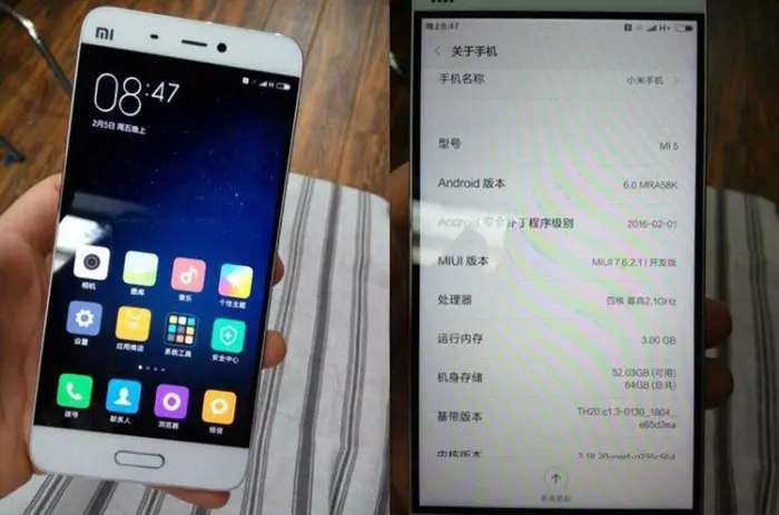 Xiaomi Mi 5 tendrá pantalla casi sin bordes y 3 GB en RAM
