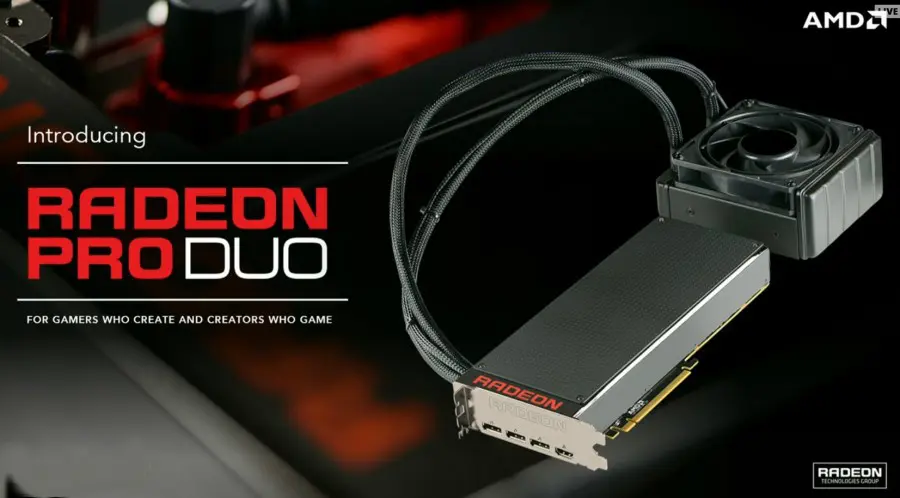 AMD Radeon Pro Duo, la tarjeta gráfica más potente del mercado