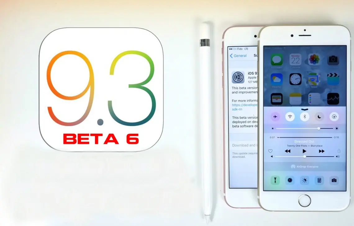 Apple lanza sexta beta de iOS 9.3, watchOS y OS X 10.11.4