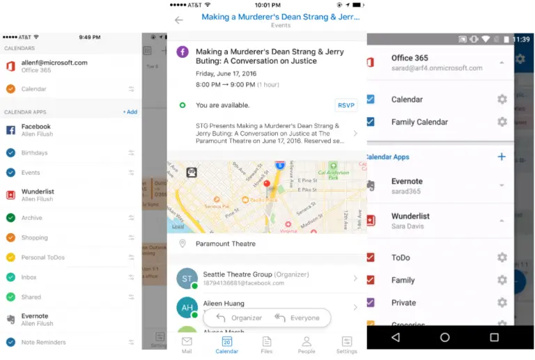 Outlook para Android y iOS se integrará con nuevas aplicaciones