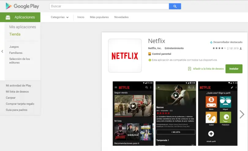 Netflix permitirá pagos a través de Google Play | PasionMovil