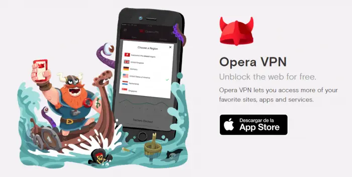 Opera VPN ya está disponible gratis e ilimitado para iOS
