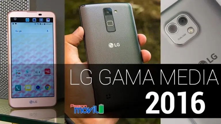 Video: Smartphones LG gama media 2016