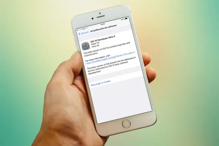 iOS 10 developer beta 4 se libera con muchas novedades