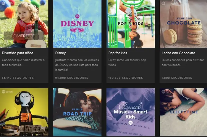 Spotify busca conquistar a los niños con relanzamiento de categoría infantil