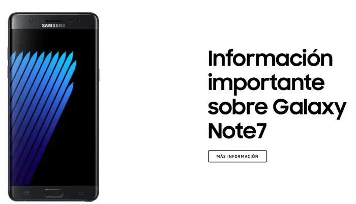 Samsung México cambiará los Galaxy Note 7 a partir del 30 de septiembre