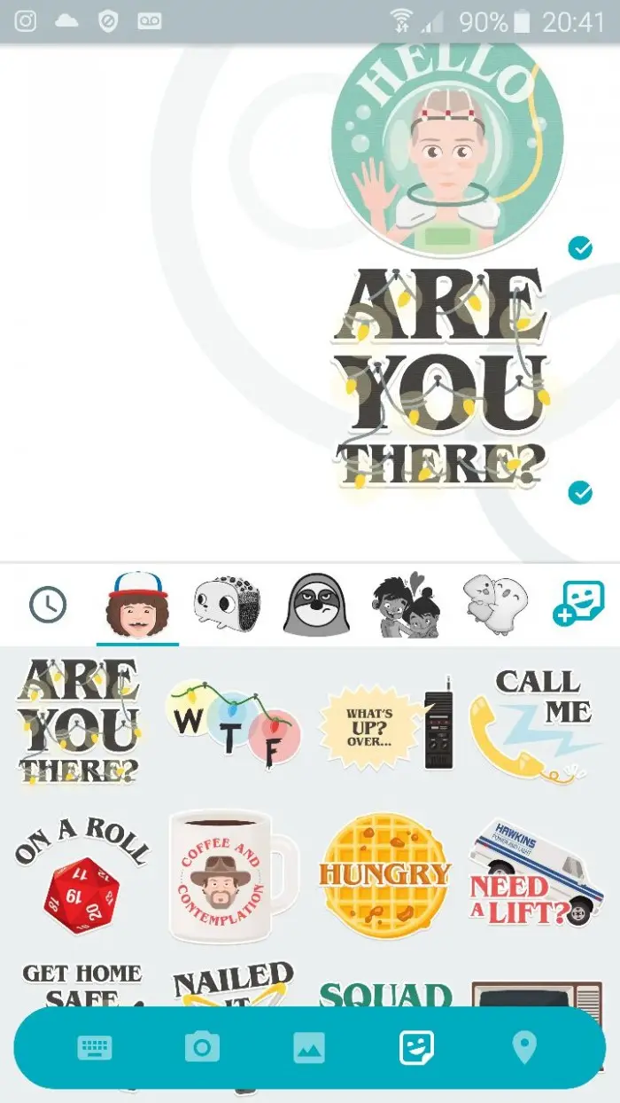 stickers stranger things whatsapp