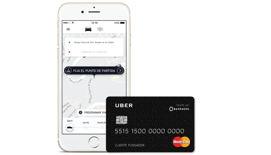 Uber estrena una tarjeta de débito MasterCard en México