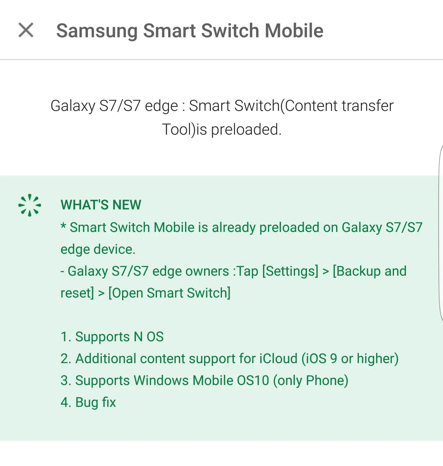 Samsung Smart Switch añade soporte para Windows 10 Mobile
