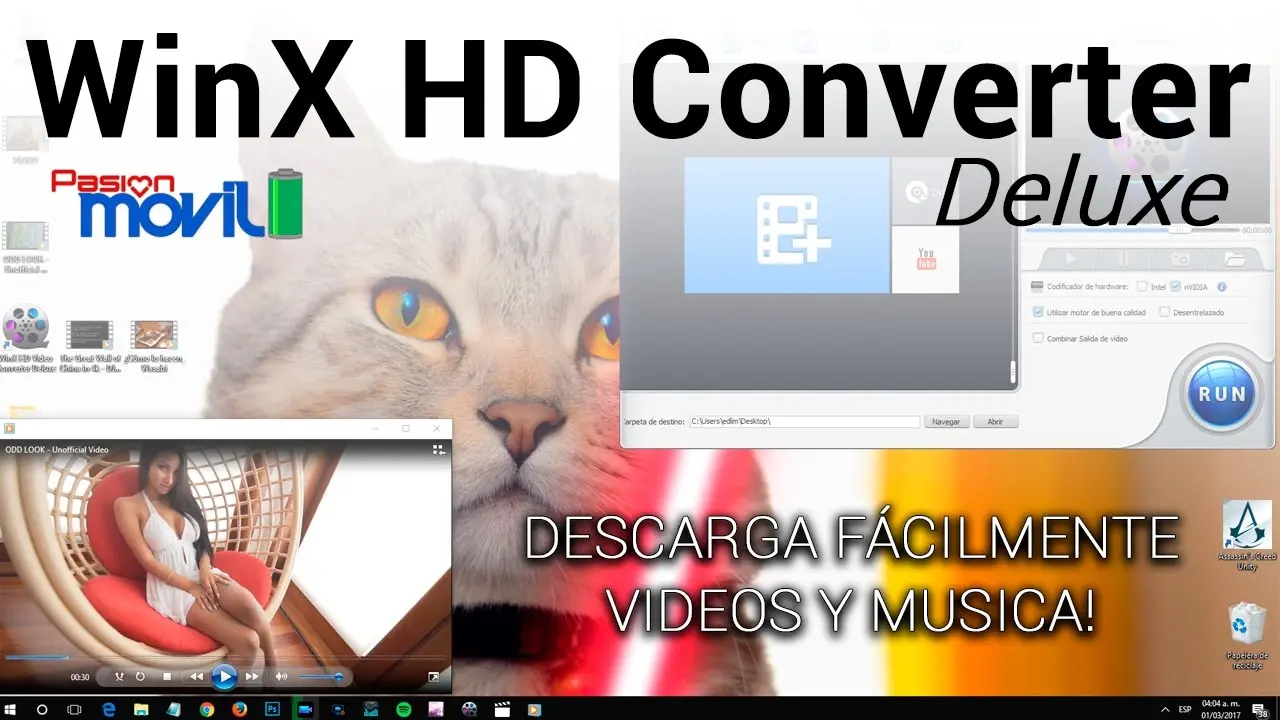 ¿Quieres descargar videos 8K/4K de YouTube? Utiliza WinX HD Converter Deluxe