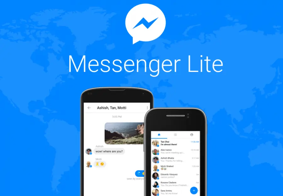 Messenger Lite disponible en México