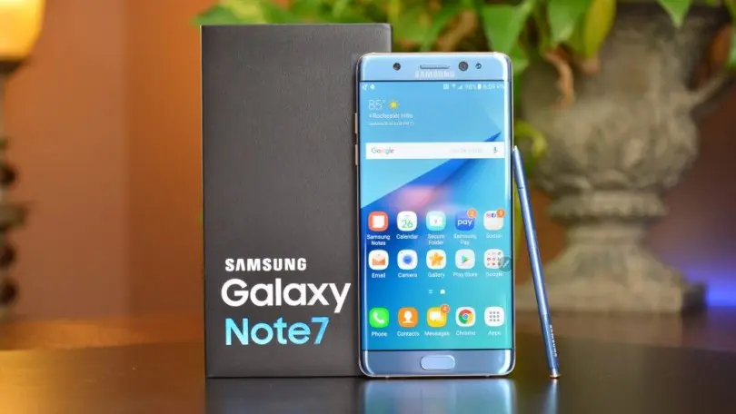 Galaxy Note 7 reacondicionado tendría una batería recortada