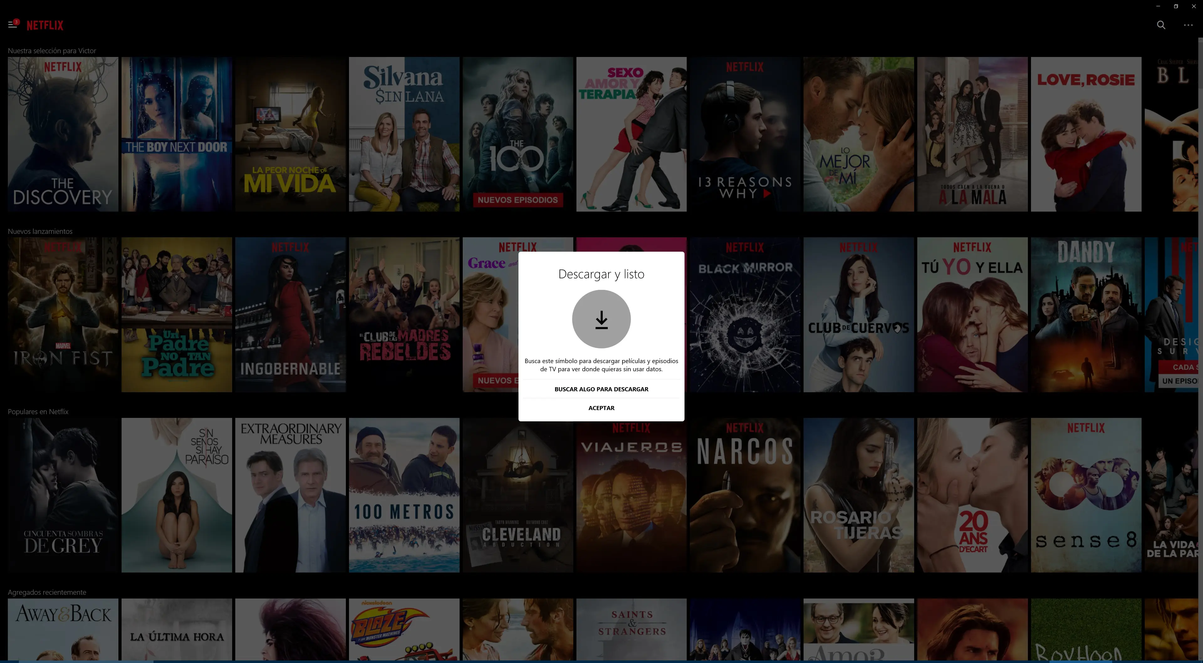 Ya puedes descargar series y películas de Netflix en Windows 10