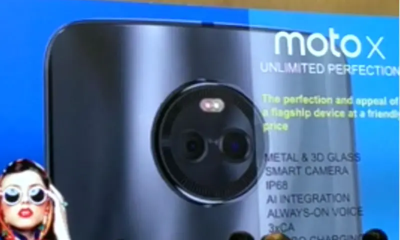 Así luce el Moto X4 en la parte trasera