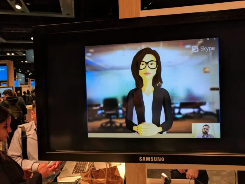 Microsoft presenta los primeros videobots para Skype