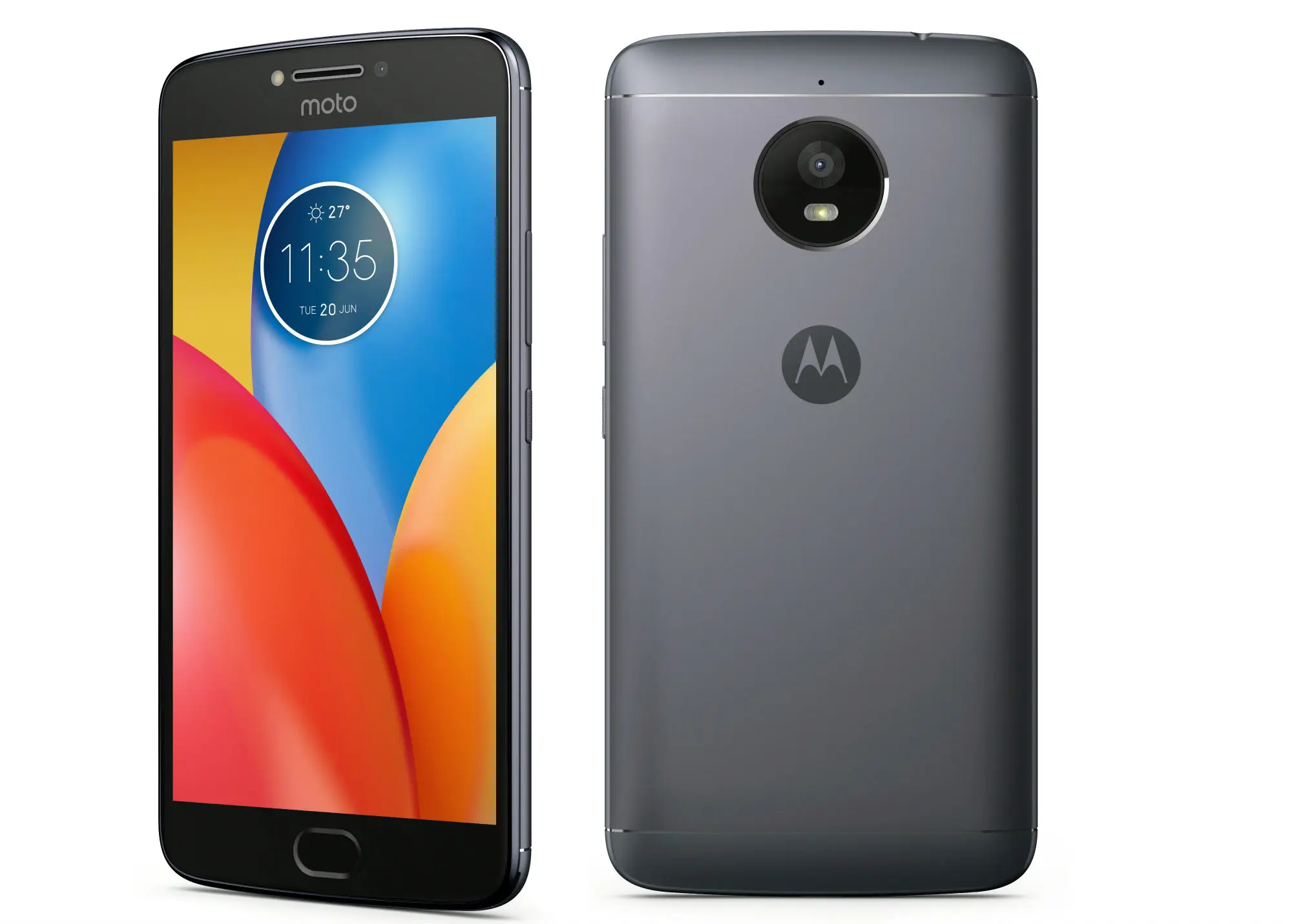 Moto E4 Plus_Iron Gray_Front Angle