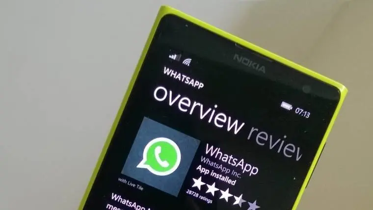 WhatsApp dirá adiós a Windows Phone 8