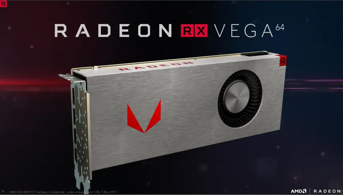 AMD Radeon RX Vega son oficiales con dos modelos desde 9 dólares