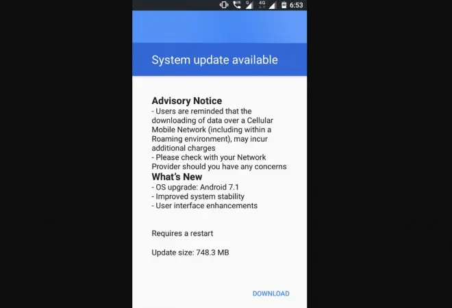 nokia 3 nougat 7.1.1