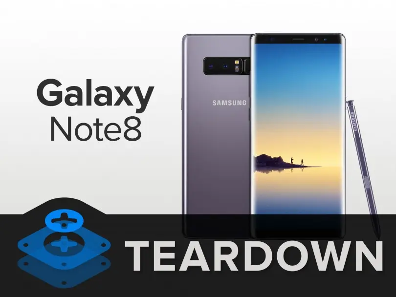 Galaxy Note 8 es igual de difícil de reparar que el Galaxy S8, según iFixit