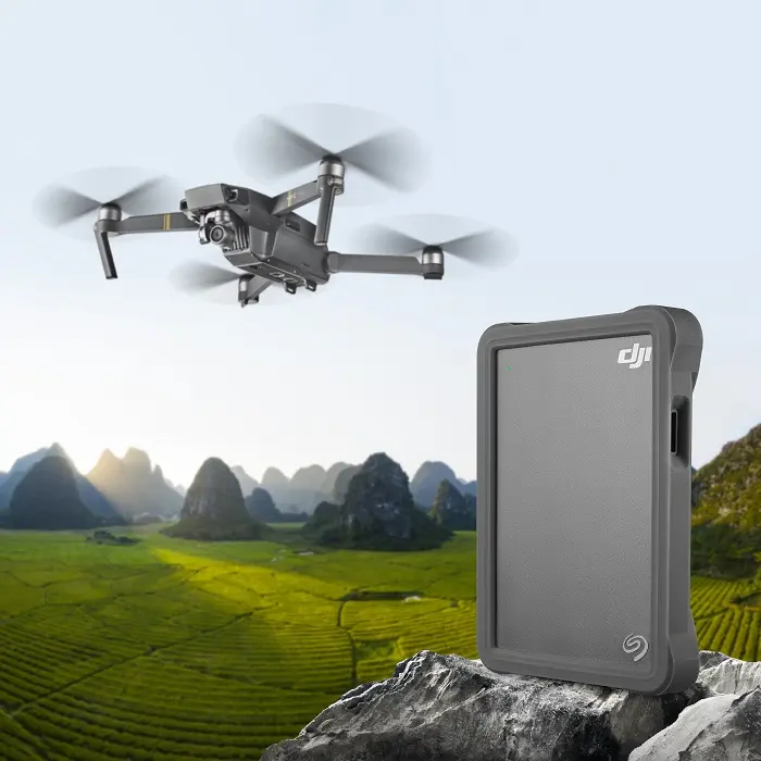 Seagate DJI Fly Drive respalda los datos de tu dron