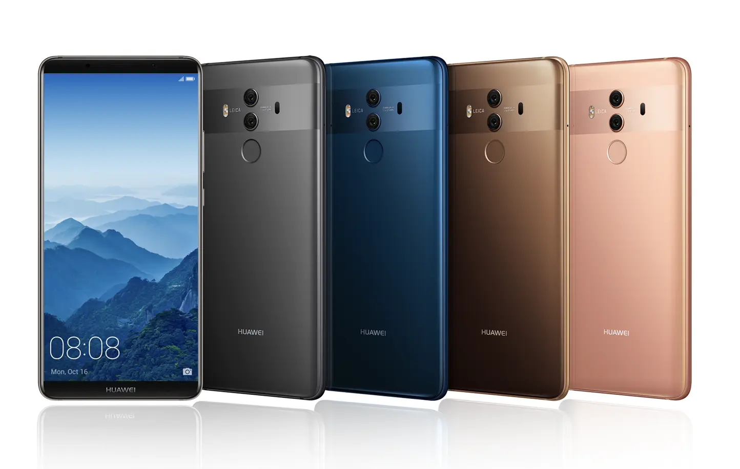 Huawei Mate 10 y Mate 10 Pro estrenan diseño sin marcos, Kirin 970 y 6 GB de RAM
