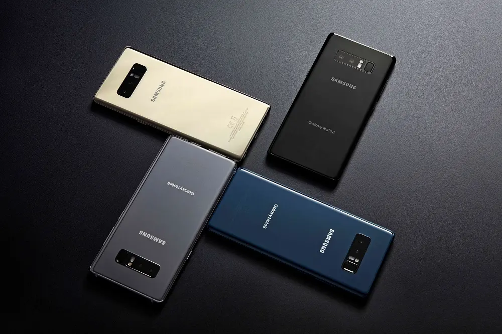 Galaxy Note 8 recibe actualización con grabación en cámara super lenta