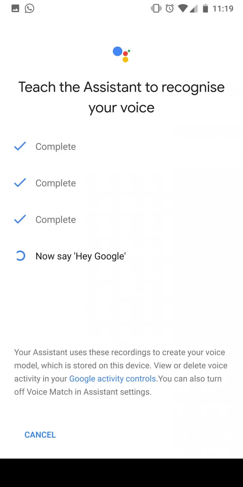 Hey Google, comando disponible para pedir ayuda al asistente en smartphones