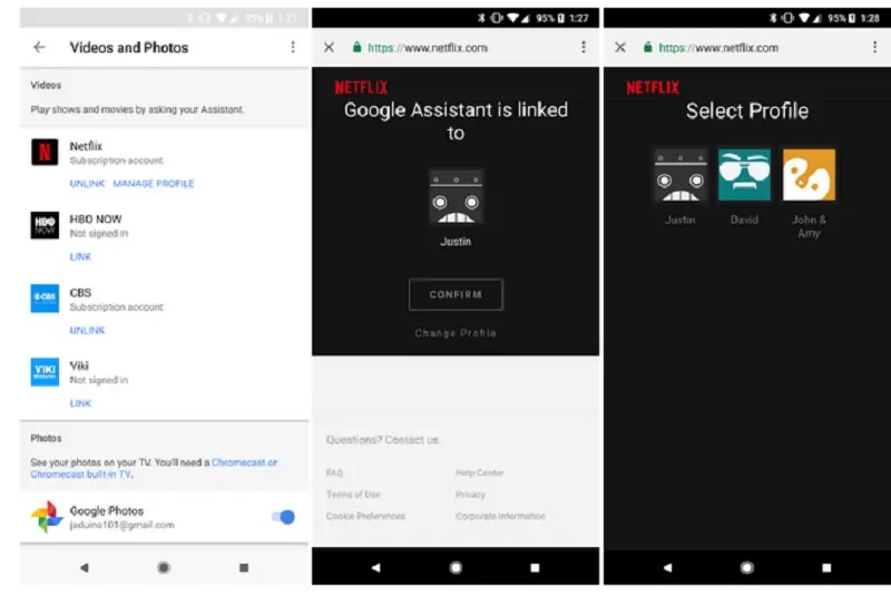 Google Assistant ahora con soporte para cuentas múltiples en Netflix