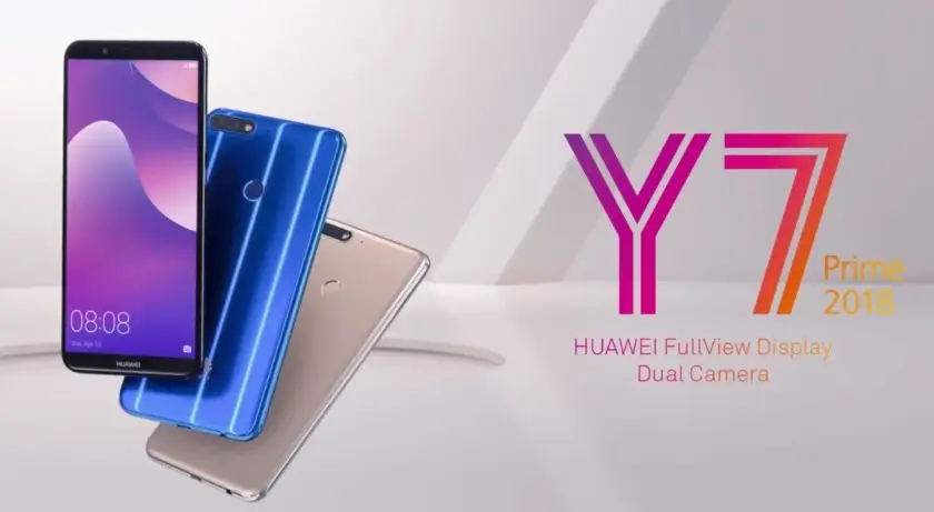 Huawei Y7 Prime es lanzado con Android 8.1
