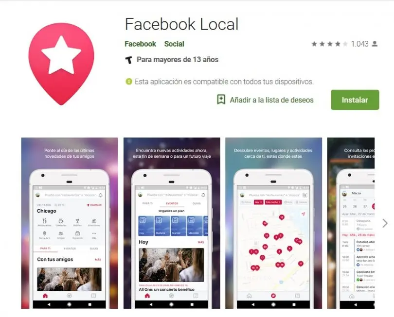 Facebook Lanza Nueva Aplicación “Facebook Local” en México