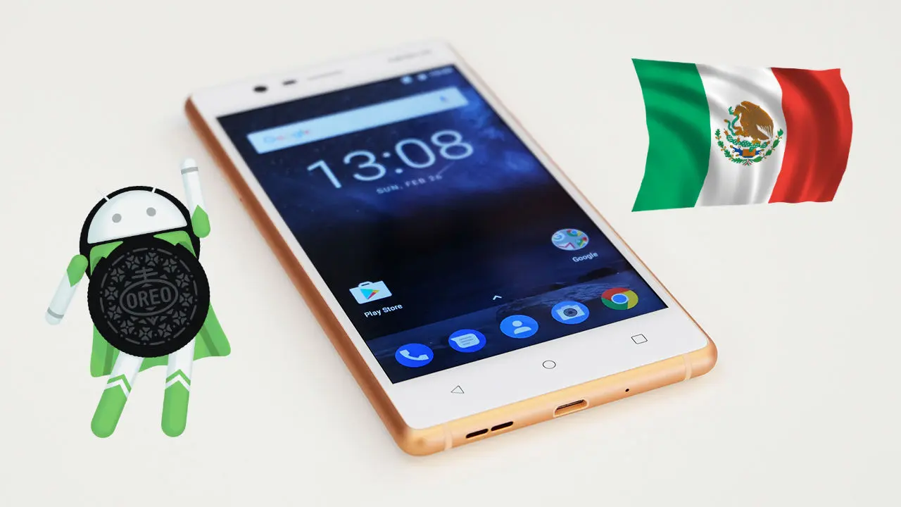 Nokia 3 recibe Android 8.0 Oreo en México