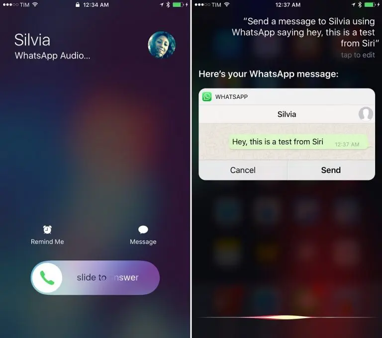WhatsApp estrena función con Siri para el iPhone