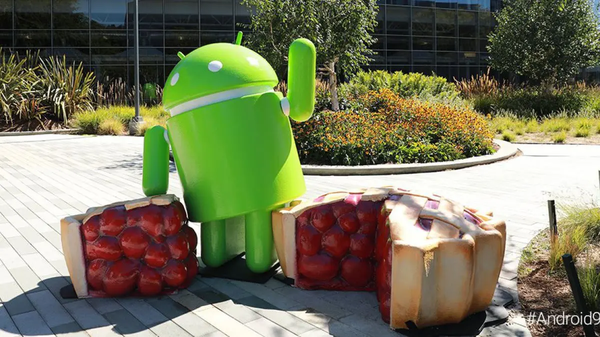 Esta es la nueva estatua de Android Pie en el Googleplex