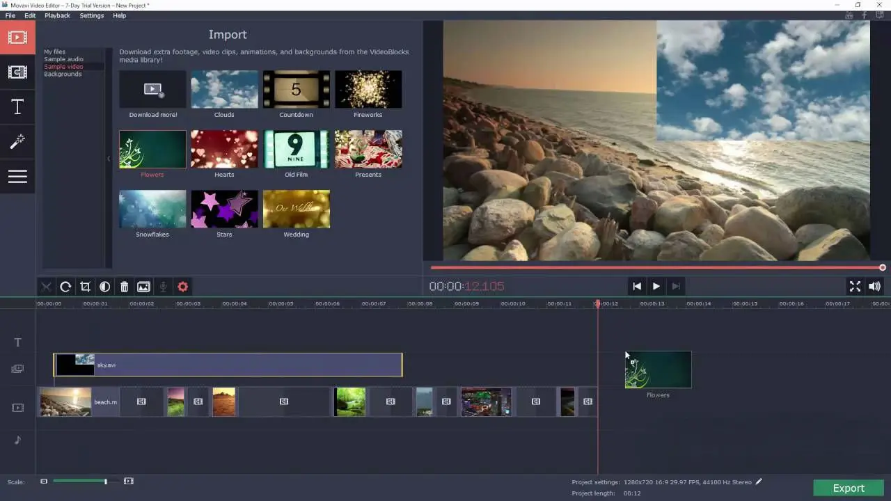 como cortar un video en movavi video editor 12 como cortar un video en movavi video editor 12