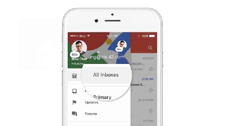 Gmail para iOS te deja ver correos de múltiples cuentas en un solo inbox