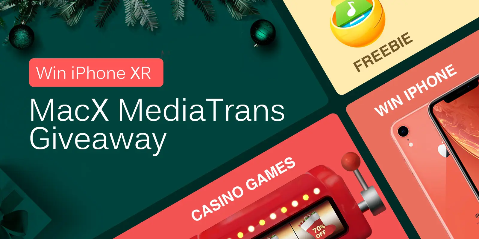 Gana software gratis y un iPhone XR con el concurso navideño de MacXDVD