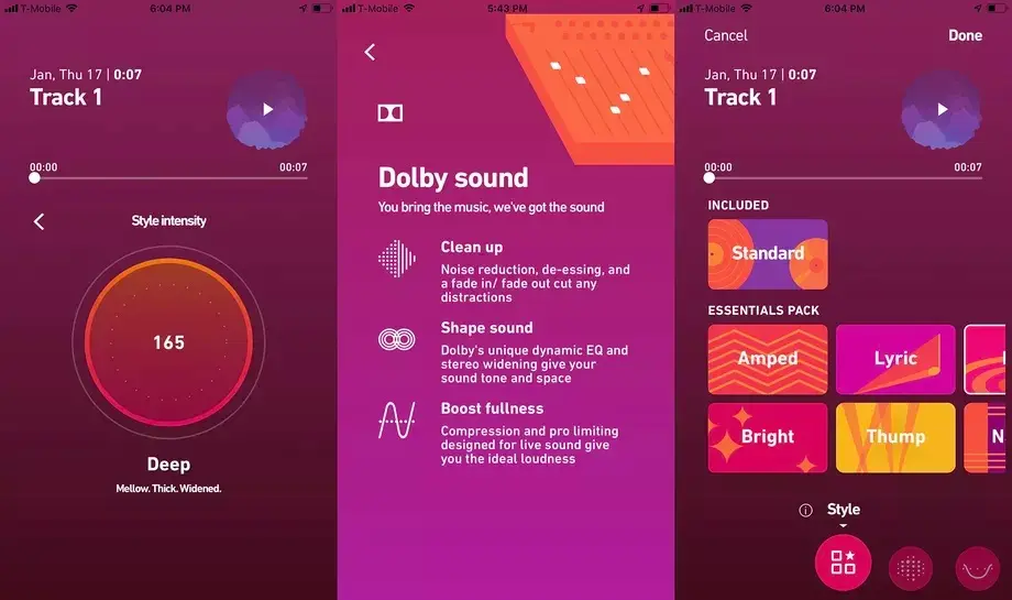 Dolby prepara una aplicación para grabar sonido de alta calidad con smartphones