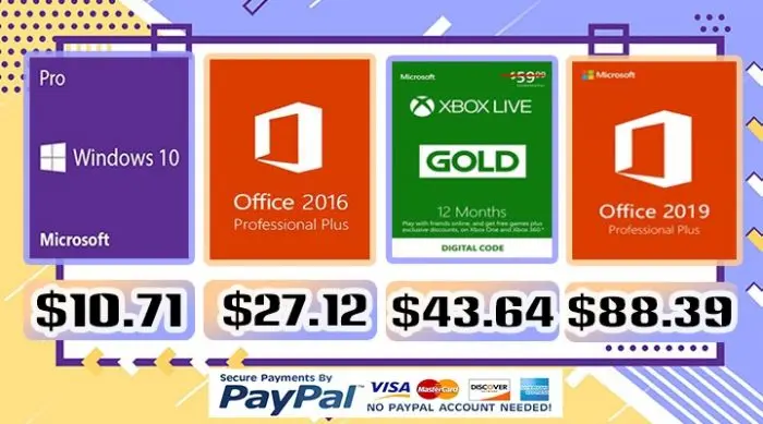 Compra tu licencia de Windows 10 Pro por sólo .71 dólares