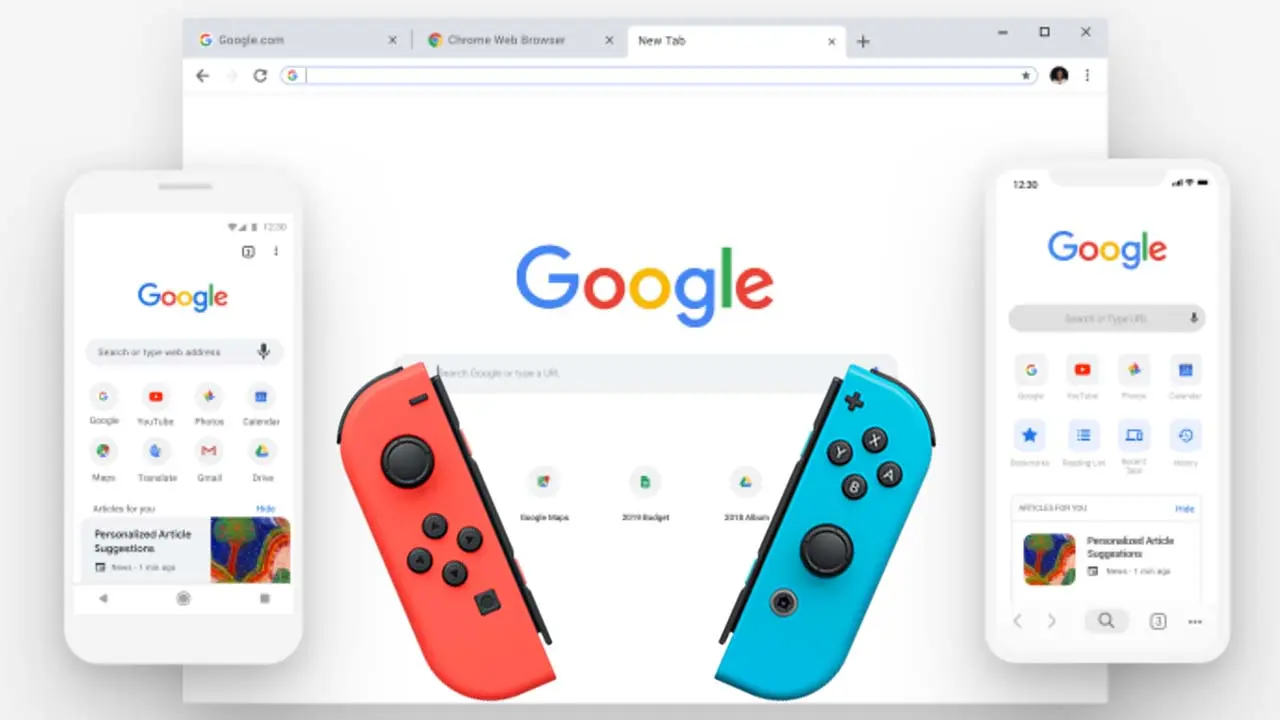 Google Chrome será compatible con los controles de Nintendo Switch