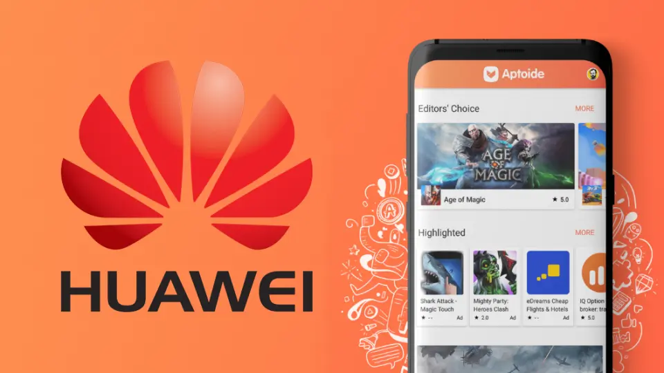 Huawei podría sustituir Play Store con Aptoide
