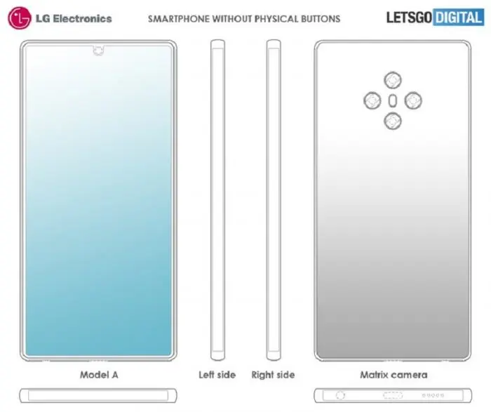 LG patenta un smartphone sin botones
