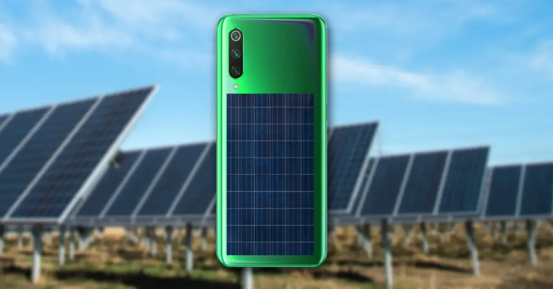 Xiaomi patenta smartphone con panel solar