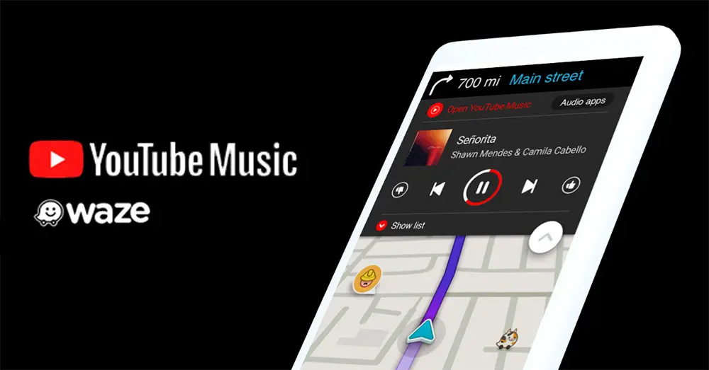 Waze permitirá controlar el contenido de YouTube Music