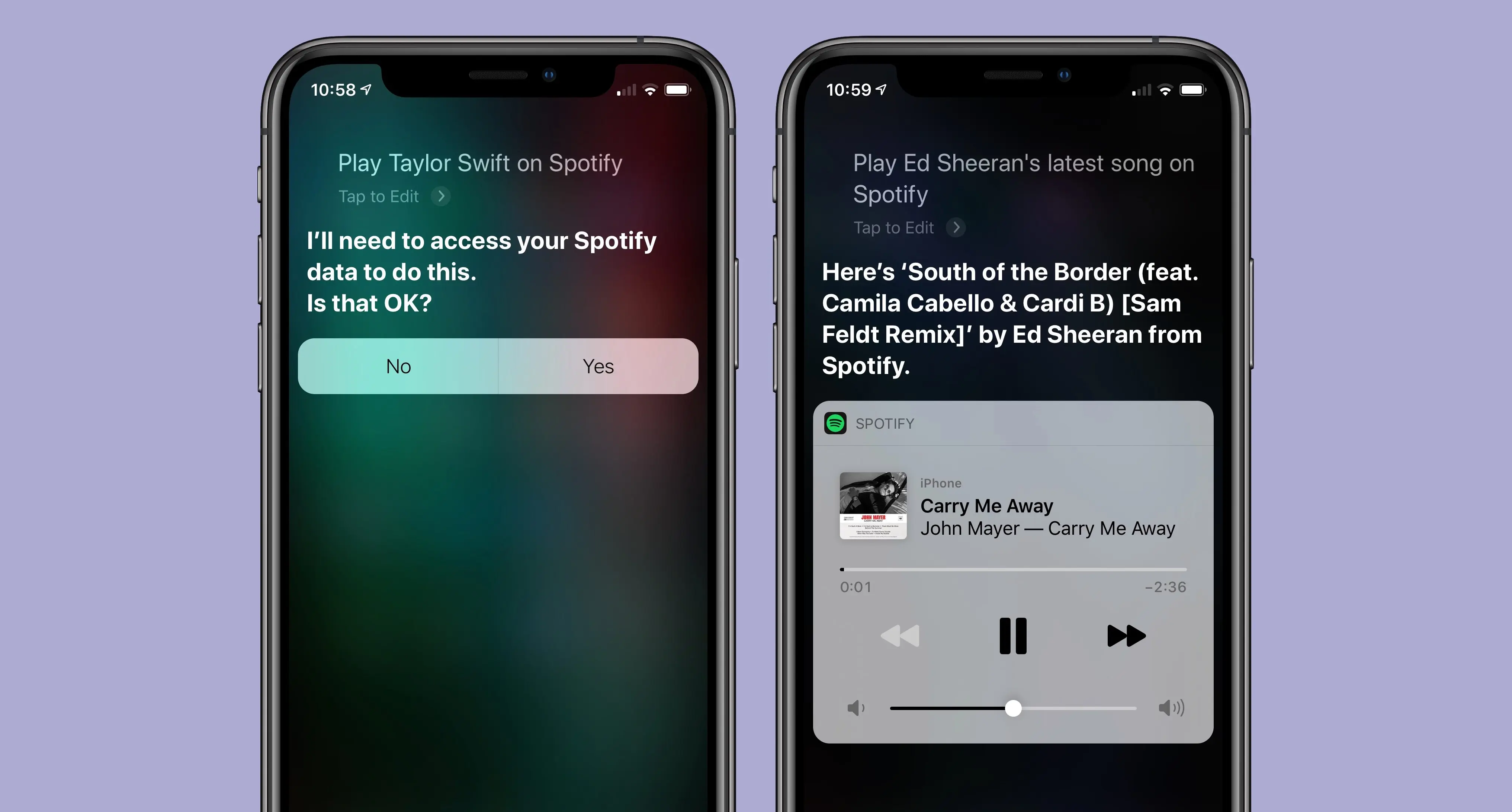 Ahora le puedes pedir a Siri que reproduzca Spotify en iOS 13