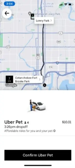 UberPet en fase piloto en Estados Unidos